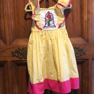 Beauty and the Beast Smocked Dress